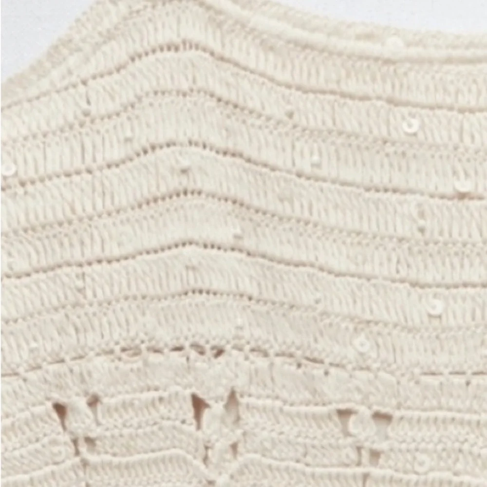 Zara limited edition sequin crochet knit maxi dress - Picture 12 of 12